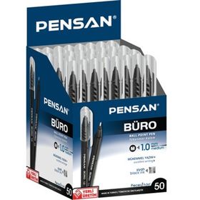 Pensan 2270 Siyah Büro 1.0 mm 5'li Tükenmez Kalem