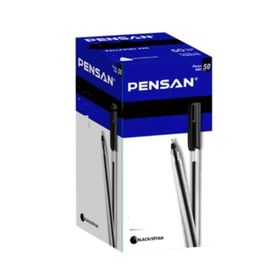 Pensan 2305 Üçgen Siyah 0.5 mm 50'li Tükenmez Kalem