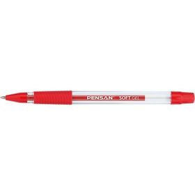Pensan 2400 Soft Gel 0.7 mm Kırmızı Tükenmez Kalem