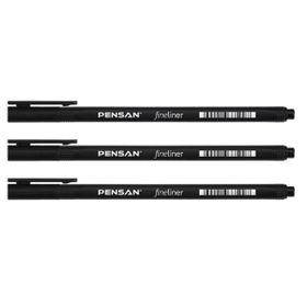 Pensan 6500-2 Siyah Fileliner Kalem