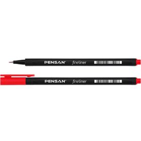 Pensan 6500-3 Kırmızı Fileliner Kalem