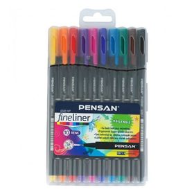 Pensan 6500 HP 0.4 mm 10'lu Plastik Kutulu Fineliner