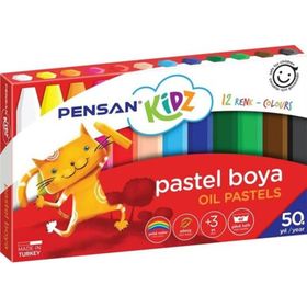 Pensan 98060 EN71-3 12 Renk Pastel Boya