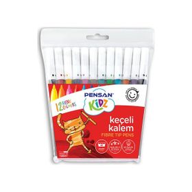 Pensan 99060 Kidz 12 Renk Keçeli Boya Kalemi