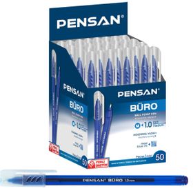 Pensan Büro 1 mm Mavi Tükenmez Kalem