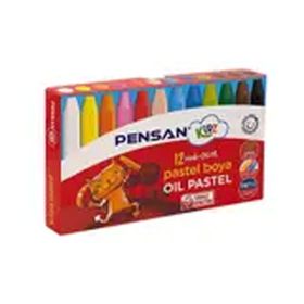 Pensan Kidz Yikanabilir Jumbo 12 Renk Pastel Boya