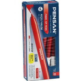 Pensan Kırmızı Keçeli Kalem