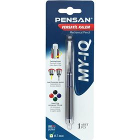 Pensan My IQ 0.7 mm Blisterli Tekli Siyah Versatil Kalem