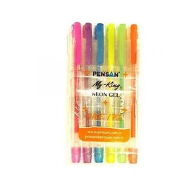 Pensan My-king Neon Jel 6 Renk Kalem Seti