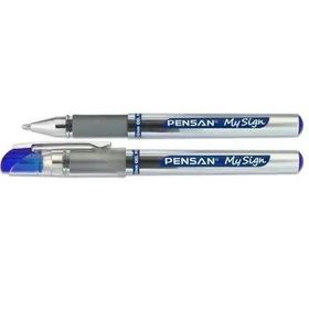 Pensan My Sign 1 mm Mavi 12'li Kutu İmza Jel Kalem