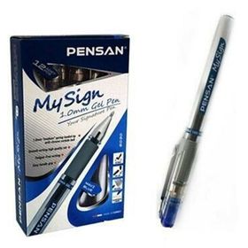 Pensan My Sign Jel 1.0 mm 12'li Siyah İmza Kalemi