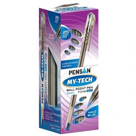 Pensan My-Tech 0.7 mm 25'li Mavi Tükenmez Kalem