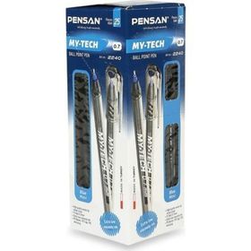 Pensan My-Tech 0.7mm Siyah 12 Adet Tükenmez Kalem