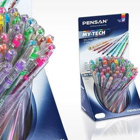 Pensan My-Tech 60'Lı Siyah Tükenmez Kalem