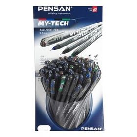 Pensan My-Tech Msky 0.7 mm 60'lı Tükenmez Kalem