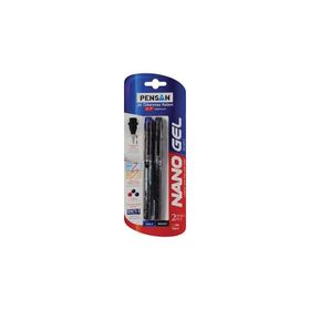 Pensan Nano Jel 2'li Mavi&Siyah Tükenmez Kalem