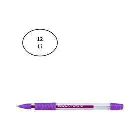 Pensan Neon Violet 12'li 1 mm Jel Kalem