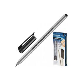 Pensan PE01003TKSI 1 mm 12'li Triball Siyah Tükenmez Kalem