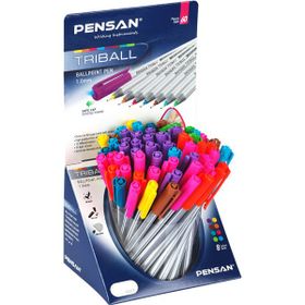 Pensan Triball 1.0 mm Bilye Uç 60'li Stand Tükenmez Kalem
