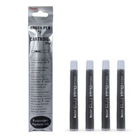Pentel 198745 FP10-A 4lü Kalem Kartuşu