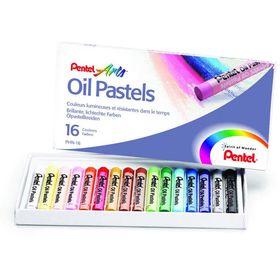 Pentel 5644970 16lı Yağlı Pastel Boya Seti