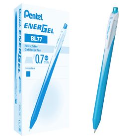 Pentel BL437 Energel Slim Açık Mavi 0,7 mm Roller Kalem