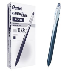 Pentel BL437 Energel Slim Koyu Mavi 0,7 mm Roller Kalem