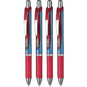 Pentel BLN75 XM Energel Click Kırmızı 0.5 mm Roller Kalem
