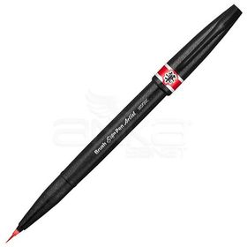 Pentel Brush Sign Pen Ultra Fine Red Kalem