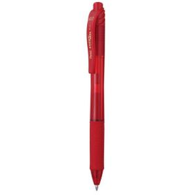 Pentel Energel 0.7 mm Kırmızı Mekanizmalı Likit Roller Kalem