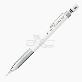 Pentel Graph 600 Beyaz 0.7 Kod:PG607WX Mekanik Kalem