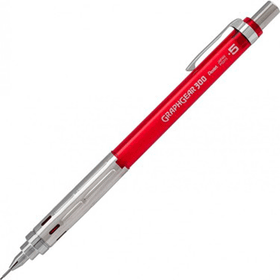 Pentel Graphgear 300 Kırmızı 0.5 Mm Mekanik Kurşun Kalem