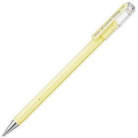 Pentel Hybrid Milky Pastel Sarı 0.8 mm Jel Roller Kalem