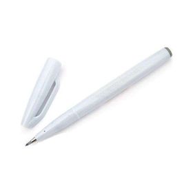 Pentel Light Grey Brush Sign Pen İmza Kalemi