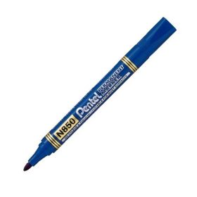 Pentel Permanent N850-C Mavi Yuvarlak Uç Markör Kalem
