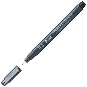 Pentel Pointliner Fiber Uçlu 0.3 mm Teknik Çizim Kalemi
