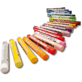 Pentel Standart Kutu 25 Renkli Yağlı Pastel Boya
