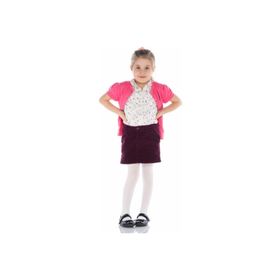 Penti 2'li Micro 40 Beyaz Güney Kız Çocuk Külotlu Çorap