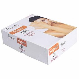 Penti 3 Adet Kadın Süper İnce Mat 15 Den Açık Ten Külotlu Çorap