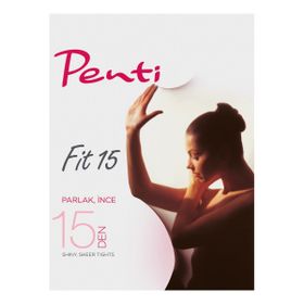 Penti 500-2 Siyah Fit 15 Külotlu Çorap