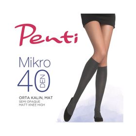 Penti 500-STD Siyah Micro 40 Pantolon Çorabı