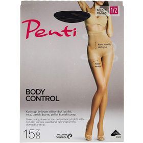 Penti Body Control PCDP493K15SK5003 Siyah Külotlu Çorap