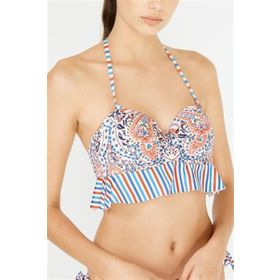 Penti Coco Bandeau Lotus Baskılı Bikini Üstü