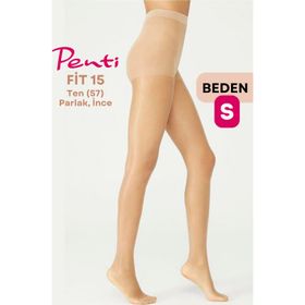 Penti Fit 15 Den Ten 57 1 Numara Small Parlak İnce Külotlu Çorap