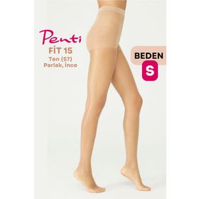 Penti Fit 15 Den Ten 57 1 Numara Small Parlak İnce Külotlu Çorap