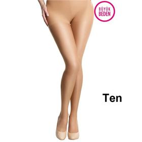 Penti Fit 15 Maxi Ten Büyük Beden Külotlu Çorap