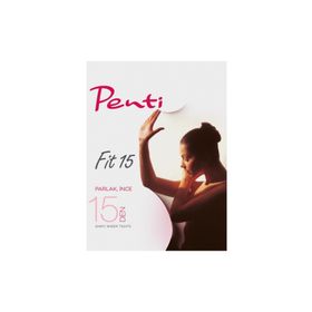 Penti Fit 15 PCLP0A5K15SK5002 Siyah Külotlu Çorap