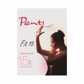 Penti Fit 15 PCLP0A5K15SK5002 Siyah Külotlu Çorap
