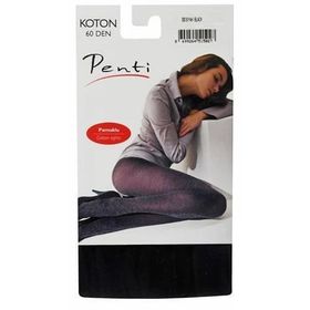 Penti Koton 60 Den Siyah No:3 Külotlu Çorap
