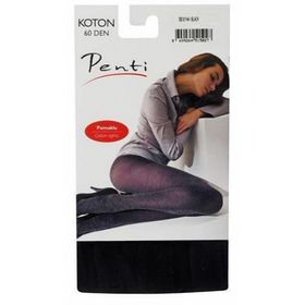Penti Koton 60 Den Siyah No:3 Külotlu Çorap